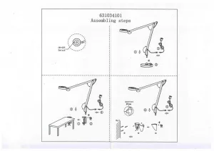 Настольный светильник MW-Light Ракурс чёрный 631034101