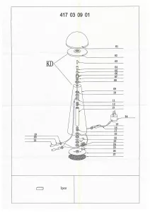 Настольный светильник MW-Light Брюссель 417030901