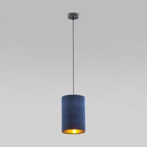 Подвесной светильник с тканевым абажуром TK Lighting Tercino Blue 6174