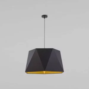 Подвесной светильник с тканевым абажуром TK Lighting Ivo 3129