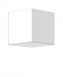 Потолочный светодиодный светильник IZAR CUBE S 250 WH LED 3000K