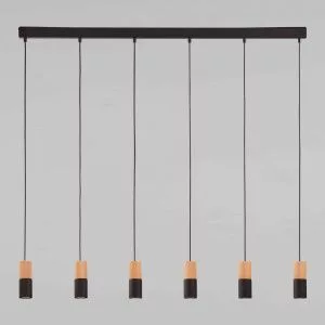 Подвесной светильник TK Lighting Elit Black Wood 6312