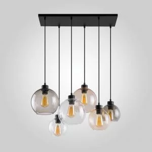 Подвесной светильник со стеклянными плафонами TK Lighting Cubus 2164