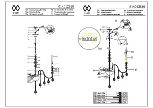 Потолочный светильник MW-Light Консуэло бронзовый 614012610