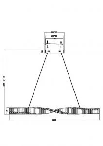 Подвесной светильник Maytoni P097PL-L36BS3K