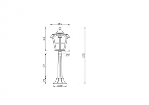 Ландшафтный светильник Maytoni Outdoor O413FL-01BZ1