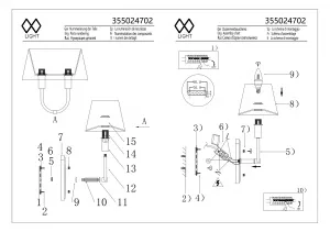 Настенный светильник MW-Light София золотой 355024702