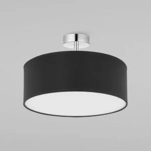 Потолочный светильник с тканевым абажуром TK Lighting Rondo Black 4246