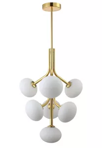 Люстра Crystal Lux ALICIA SP7 GOLD/WHITE