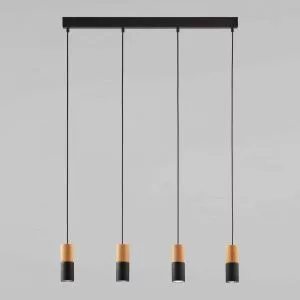 Подвесной светильник TK Lighting Elit Black Wood 6311