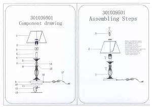 Настольный светильник MW-Light Свеча белый 301039501