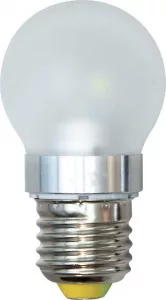 Лампа светодиодная, 6LED(3.5W) 230V E27 2700K матовая, LB-40