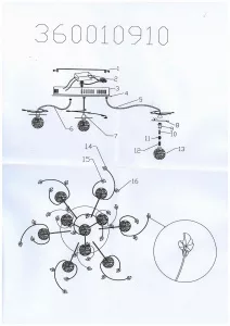 Потолочный светильник MW-Light Амелия 360010910