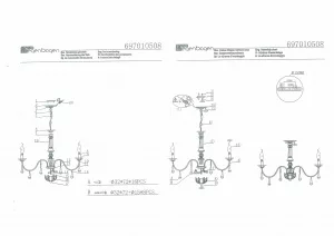 Потолочный светильник MW-Light Карбон серый 697010508