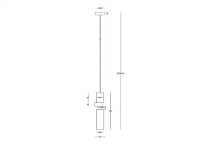 Подвесной светильник Maytoni MOD303PL-01CFL3