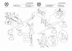 Светильник спот De Markt Хоф голубой 552020303