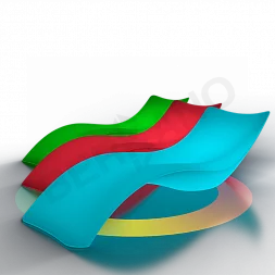 Шезлонг Wave Light Snow White RGB