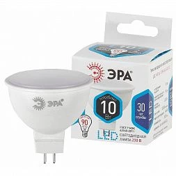 Лампочка светодиодная ЭРА STD LED MR16-10W-840-GU5.3 GU5.3 10Вт софит нейтральный белый свет