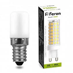 Лампа светодиодная Feron LB-10 E14 2W 230V 6400K