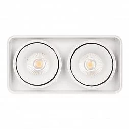 Светильник SP-CUBUS-S195x100-2x8W Warm3000 (WH, 45 deg, 230V) (Arlight, IP20 Металл, 3 года)