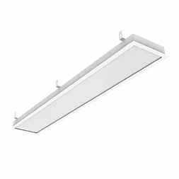 Светодиодный светильник "ВАРТОН" GR270/F 2.0 35 Вт 4000К с рассеивателем опал 1215*207*50мм с планками для подвеса IP40 c РАМКОЙ монтажный размер 1188х180мм диммируемый по протоколу DALI