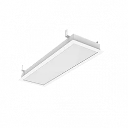 Светодиодный светильник "ВАРТОН" GR170/F 2.0 16 Вт 4000К с рассеивателем опал 610*202*50мм с планками для подвеса IP40 c РАМКОЙ монтажный размер 588х180мм