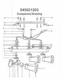 Светильник спот De Markt Астор белый 545021203