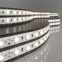 Светодиодная лента Лента светодиодная 24V 14,4W 60Led 5050 IP65 теплый белый, 5м Elektrostandard a052968