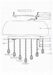 Потолочный светильник MW-Light Жаклин хром 465012317