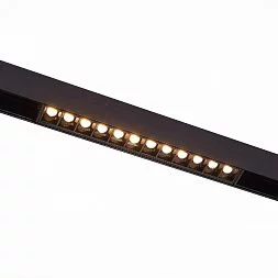 Магнитный трековый светильник Черный LED 1*12W 3000K 1 009Lm Ra>90 36° IP20 L222xW22xH4 SKYLINE 48 ST361.436.12