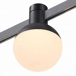 Магнитный трековый светильник FARM Черный LED 1*5W 3000K 78Lm Ra90 120 IP20 D75xH109 24 FARM ST815.406.05