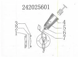 Настенный светильник MW-Light Восторг коричневый 242025601