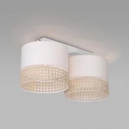 Потолочный светильник с тканевыми абажурами TK Lighting Paglia 6692