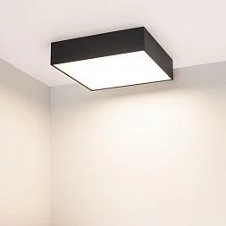 Светильник SP-QUADRO-S250x250-25W Day4000 (BK, 120 deg, 230V) (Arlight, IP40 Металл, 3 года)