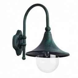 Уличный настенный светильник Arte Lamp MALAGA Медный A1082AL-1BG