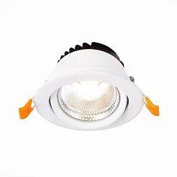 Св-к встр. Белый LED 1*10W 3000K 750Lm Ra80 24° IP20 D109xH65 220-240V Встраиваемые светильники ST211.538.10.24