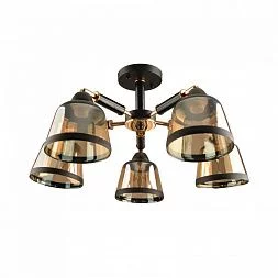 Люстра HIPER H199-5 5*E27*60Вт BLACK/GOLD