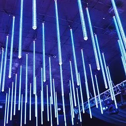 Светодиодная гирлянда ARD-ICEFALL-CLASSIC-D12-1000-5PCS-CLEAR-120LED-LIVE BLUE (230V, 11W)