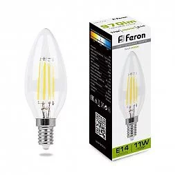 Лампа светодиодная Feron LB-713 Свеча E14 11W 230V 4000K