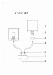 Настенный светильник MW-Light Федерика хром 379021602